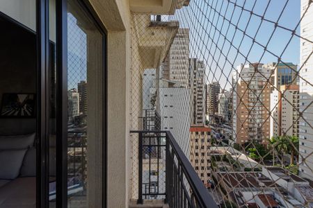Sacada de apartamento para alugar com 1 quarto, 40m² em Jardim Paulista, São Paulo