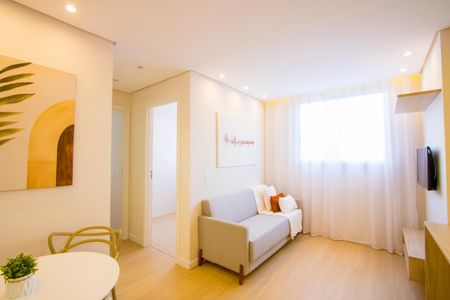 Sala de apartamento para alugar com 2 quartos, 37m² em Jardim, Santo André