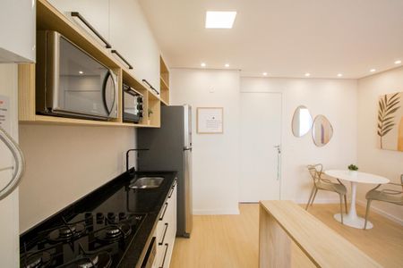 Apartamento para alugar com 37m², 2 quartos e sem vagaCozinha/Área de serviço