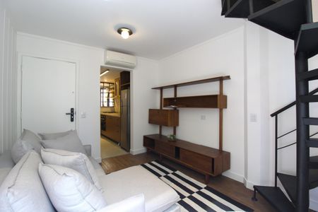 Sala de apartamento à venda com 1 quarto, 40m² em Vila Olímpia, São Paulo