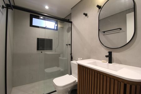 Banheiro da Suíte de apartamento à venda com 1 quarto, 40m² em Vila Olímpia, São Paulo