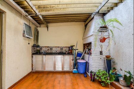 Área gourmet de casa à venda com 3 quartos, 171m² em Vila Scarpelli, Santo André