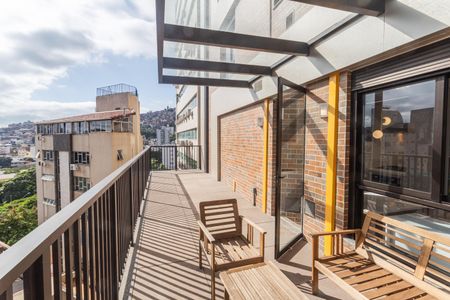 Studio para alugar com 55m², 1 quarto e 1 vagaVaranda Varanda  da Cozinha/Área de Serviço