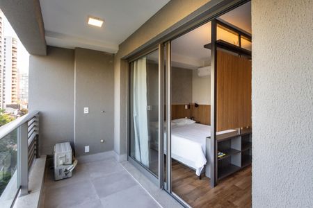 Studio para alugar com 31m², 1 quarto e sem vagaVaranda