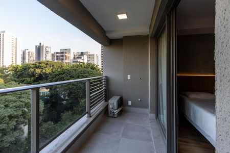 Studio para alugar com 31m², 1 quarto e sem vagaVaranda