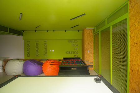 Apartamento para alugar com 38m², 1 quarto e sem vaga Apartamento para alugar com 38m², 1 quarto e sem vagaSalão de jogos