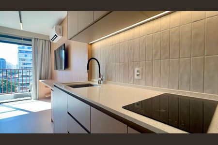 Studio à venda com 25m², 1 quarto e sem vagaCozinha