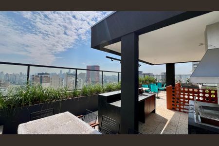 Studio à venda com 25m², 1 quarto e sem vagaChurrasqueira