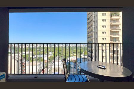 Studio para alugar com 28m², 1 quarto e sem vagaVaranda