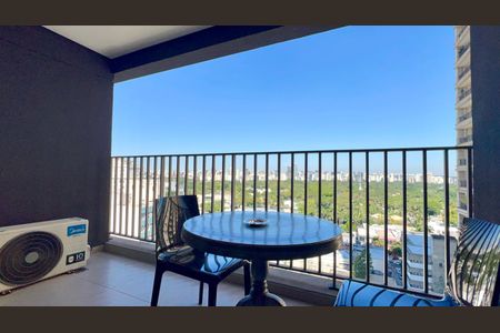 Studio para alugar com 28m², 1 quarto e sem vagaVaranda