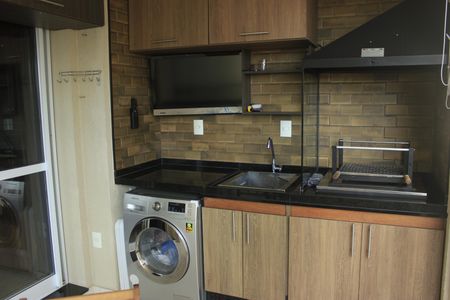 Studio à venda com 38m², 1 quarto e 1 vagaVaranda gourmet