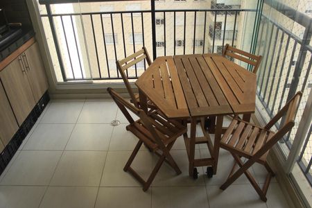 Studio à venda com 38m², 1 quarto e 1 vagaVaranda gourmet