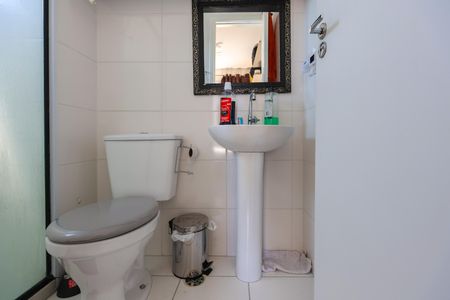 Banheiro da Suíte de apartamento à venda com 1 quarto, 24m² em Vila Nova das Belezas, São Paulo