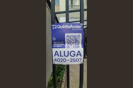 Apartamento para alugar com 36m², 2 quartos e sem vaga Apartamento para alugar com 36m², 2 quartos e sem vagaPlaca QA Instalada