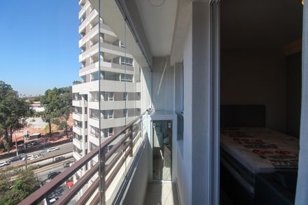 Apartamento para alugar com 25m², 1 quarto e sem vagaVaranda