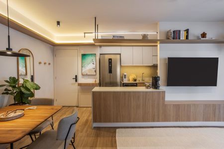 Apartamento à venda com 65m², 1 quarto e 1 vagaSala
