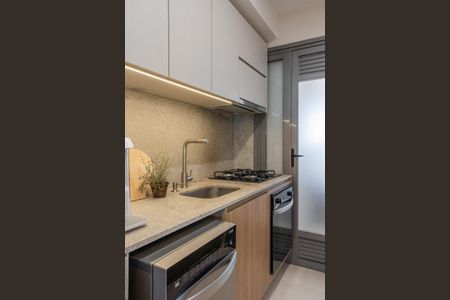 Apartamento à venda com 65m², 1 quarto e 1 vagaCozinha e Área de Serviço