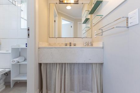 Apartamento para alugar com 52m², 1 quarto e 1 vaga Apartamento para alugar com 52m², 1 quarto e 1 vagaBanheiro