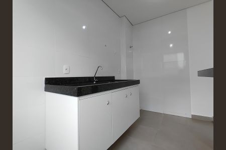 Cozinha de apartamento para alugar com 2 quartos, 55m² em Santa Mônica, Uberlândia