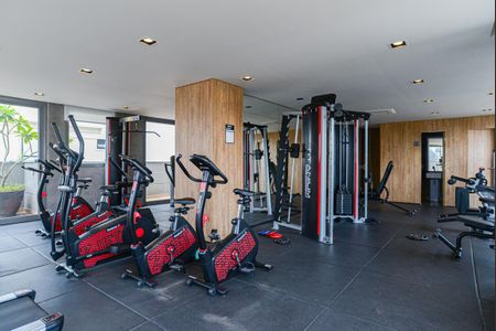 Studio para alugar com 24m², 1 quarto e sem vaga Studio para alugar com 24m², 1 quarto e sem vagaÁrea comum - Academia