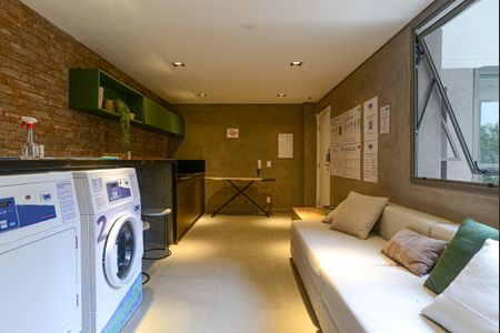 Studio para alugar com 24m², 1 quarto e sem vaga Studio para alugar com 24m², 1 quarto e sem vagaÁrea comum - Lavanderia