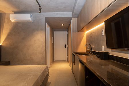 Studio para alugar com 24m², 1 quarto e sem vaga Studio para alugar com 24m², 1 quarto e sem vagaCozinha