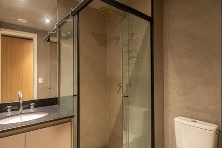 Studio para alugar com 24m², 1 quarto e sem vaga Studio para alugar com 24m², 1 quarto e sem vagaBanheiro