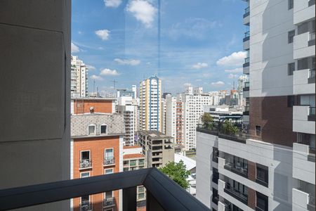 Vista do Quarto de kitnet/studio para alugar com 1 quarto, 24m² em Consolação, São Paulo