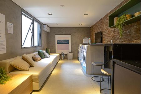 Studio para alugar com 24m², 1 quarto e sem vaga Studio para alugar com 24m², 1 quarto e sem vagaÁrea comum - Lavanderia