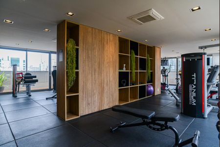 Studio para alugar com 24m², 1 quarto e sem vaga Studio para alugar com 24m², 1 quarto e sem vagaÁrea comum - Academia