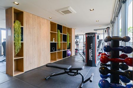 Studio para alugar com 24m², 1 quarto e sem vaga Studio para alugar com 24m², 1 quarto e sem vagaÁrea comum - Academia