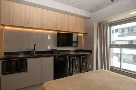 Studio para alugar com 24m², 1 quarto e sem vaga Studio para alugar com 24m², 1 quarto e sem vagaQuarto