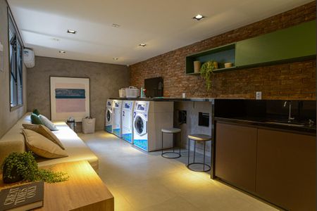 Studio para alugar com 24m², 1 quarto e sem vaga Studio para alugar com 24m², 1 quarto e sem vagaÁrea comum - Lavanderia