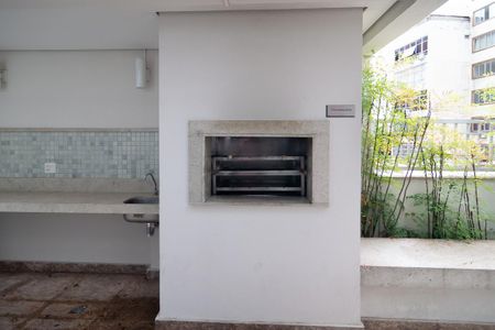 Apartamento para alugar com 34m², 1 quarto e 1 vagaChurrasqueira