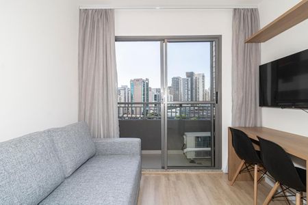 Sala  de apartamento para alugar com 1 quarto, 25m² em Vila Nova Conceição, São Paulo