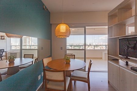 Sala de apartamento à venda com 1 quarto, 42m² em Vila Dom Pedro I, São Paulo
