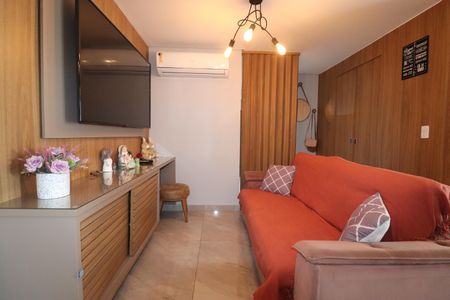 Sala de apartamento à venda com 3 quartos, 76m² em Parque das Nações, Santo André