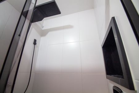 Banheiro da Suíte de kitnet/studio para alugar com 1 quarto, 27m² em Campo Belo, São Paulo