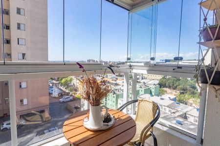 Apartamento à venda com 53m², 2 quartos e 1 vagaVaranda da sala 