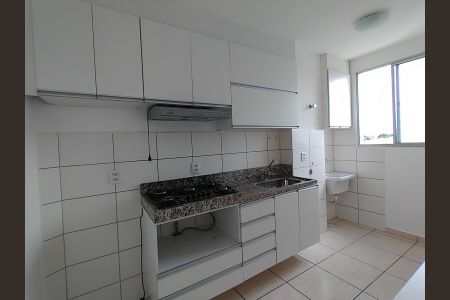 Cozinha de apartamento para alugar com 2 quartos, 50m² em Presidente Roosevelt, Uberlândia