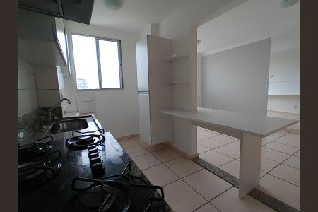 Cozinha de apartamento para alugar com 2 quartos, 50m² em Presidente Roosevelt, Uberlândia