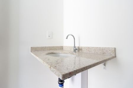 Banheiro da Suíte de apartamento para alugar com 1 quarto, 40m² em Pinheiros, São Paulo