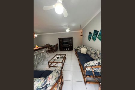 Sala de apartamento para alugar com 1 quarto, 65m² em Maracanã, Praia Grande