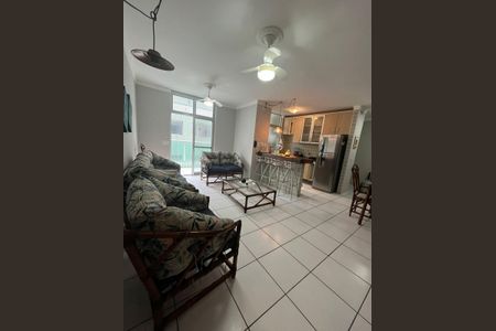 Sala de apartamento para alugar com 1 quarto, 65m² em Maracanã, Praia Grande