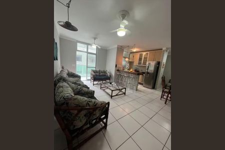 Sala de apartamento para alugar com 1 quarto, 65m² em Maracanã, Praia Grande