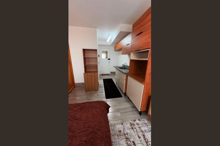 Cozinha de kitnet/studio à venda com 1 quarto, 25m² em Santo Amaro, São Paulo