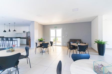 Apartamento à venda com 38m², 2 quartos e sem vagaÁrea comum - Salão de festas