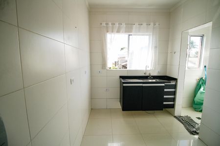 Cozinha de casa de condomínio para alugar com 2 quartos, 68m² em Sítio do Campo, Praia Grande