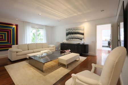 Sala  de apartamento à venda com 4 quartos, 407m² em Jardim Guedala, São Paulo