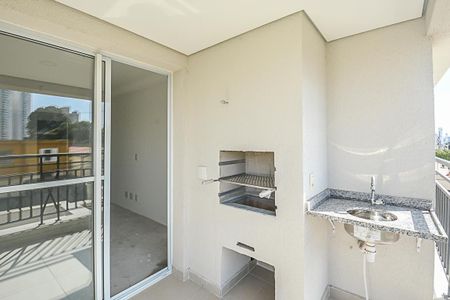Varanda gourmet de apartamento à venda com 2 quartos, 58m² em Vila Goncalves, São Bernardo do Campo